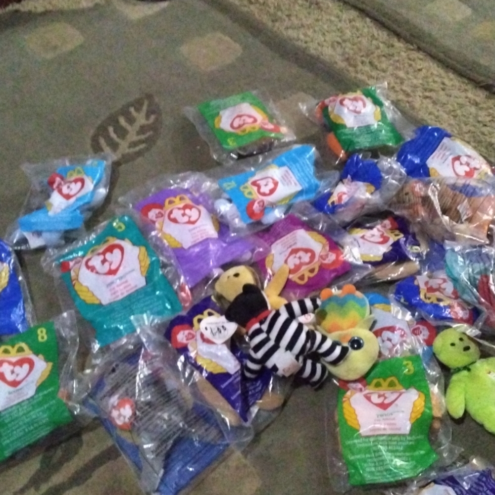 Happy meal beanie babies